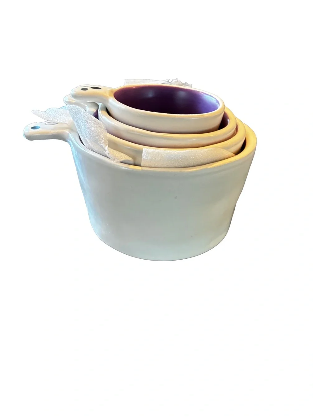 Rae Dunn Halloween Ghost Measuring Cups Set